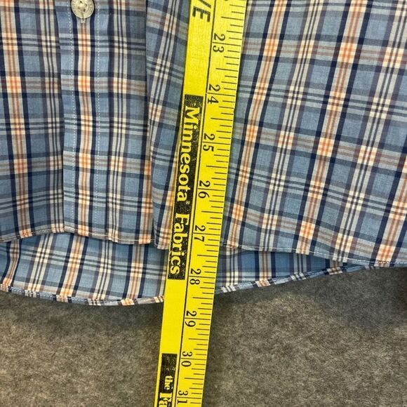 BROOKS BROTHERS Milano Fit Non-Iron 100% Supima Cotton Plaid Shirt Men’s Medium - Picture 7 of 11